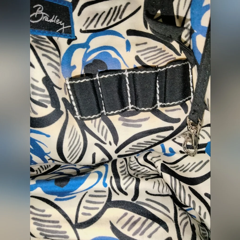 Vera Bradley (Black) Quilted Laptop Computer Carrier Tote Bag